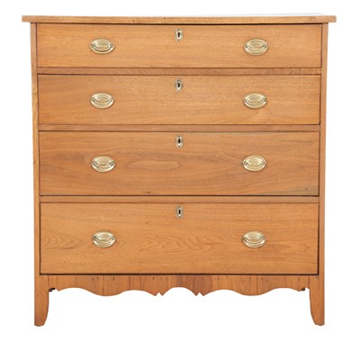 Lot 145 - George III Mahogany Chest of Drawers Height 40...