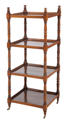 Lot 161 - William IV Rosewood Étagère Height 48 inches,...