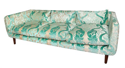 Lot 173 - Upholstered Loose Cushion Sofa Length 7 feet 7...