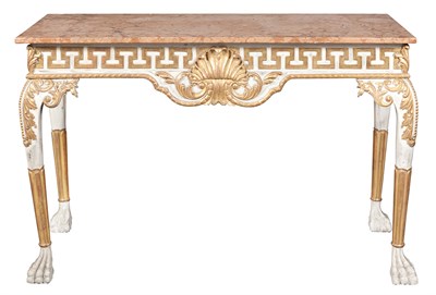 Lot 268 - Irish George II Style Painted and Parcel-Gilt...