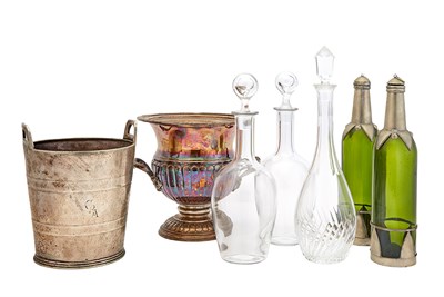 Lot 235 - Two Baccarat Glass Decanters; Together with a...