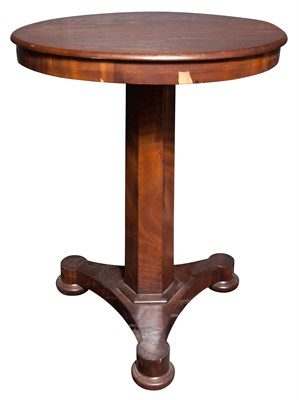 Lot 194 - Empire Style Mahogany Guéridon Height 28 1/2...