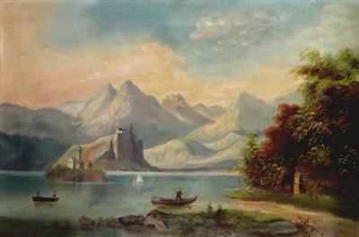 Lot 32 - Continental School 19th Century Italian Lake...