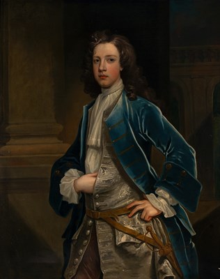 Lot 16 - Follower of Godfrey Kneller Portrait of a...
