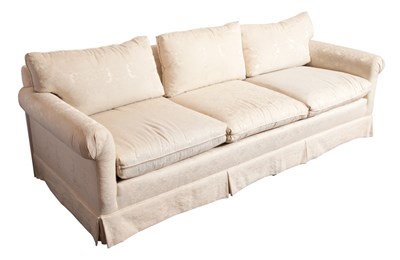 Lot 144 - Upholstered Loose Cushion Sofa Length 7 feet 2...