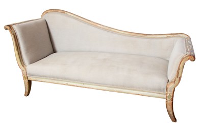 Lot 171 - Neoclassical Style Painted Wood Settee Length...