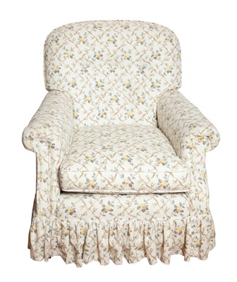 Lot 175 - Floral Upholstered Club Chair