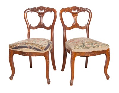 Lot 185 - Pair of Victorian Style Needlepoint...