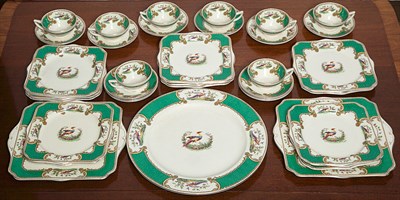 Lot 187 - Myott Transfer Print Decorated Porcelain Part...