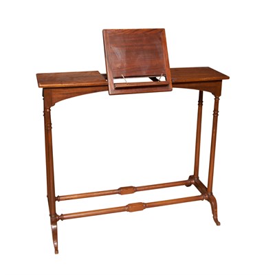 Lot 190 - Mahogany Reading Table Height 30 inches, width...