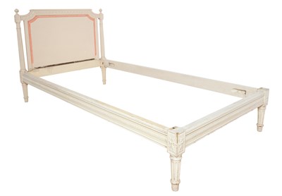 Lot 200 - Pair of Louis XVI Style Painted Wood Twin...