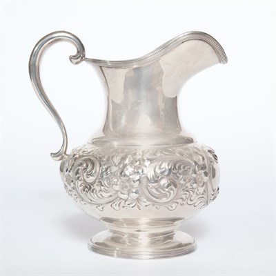 Lot 206 - Mauser Sterling Silver Water Pitcher Height 9...