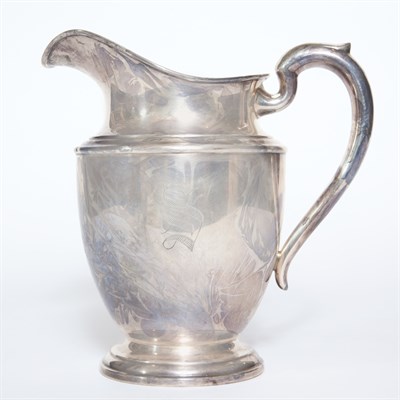 Lot 208 - Preisner Sterling Silver Water Pitcher Height...