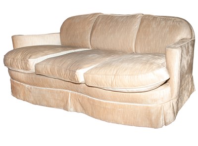 Lot 245 - Upholstered Loose Cushion Sofa Length 6 feet 9...