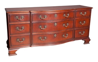Lot 247 - George III Style Mahogany Long Chest of...