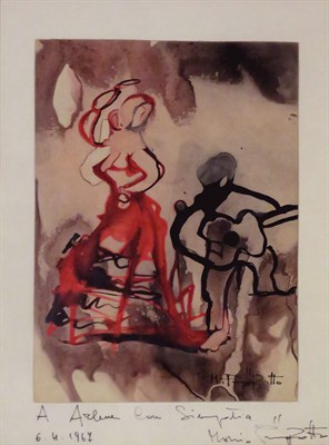 Lot 4 - 20th Century School Dancer and Guitarist, 1964...