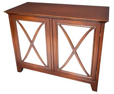 Lot 263 - Neoclassical Style Mirrored Mahogany Side...