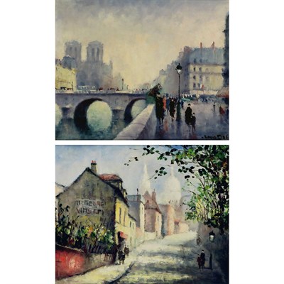 Lot 29 - Louis Dali French, 1905-2001 (i) Paris Signed...