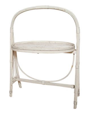 Lot 299 - Group of White Painted Wicker Furniture...