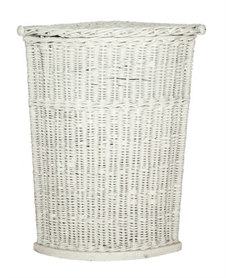 Lot 300 - Group of White Painted Wicker Furniture...