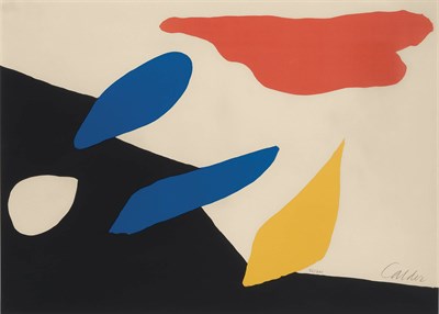 Lot 144 - Alexander Calder COMPOSITION Color lithograph,...