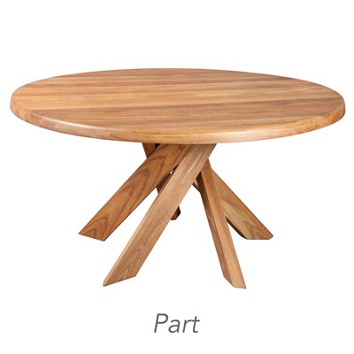 Lot 243 - Pierre Chapo Sfax T 21 Elm Dining Table The...