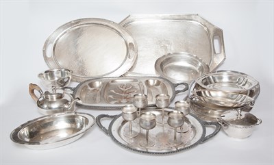Lot 231 - Group of Silver Plated Table Articles...