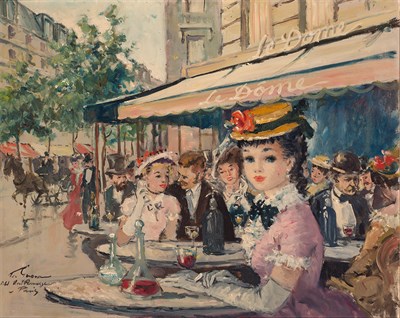 Lot 49 - Francois Gerome French, 1895-? Boulevard...