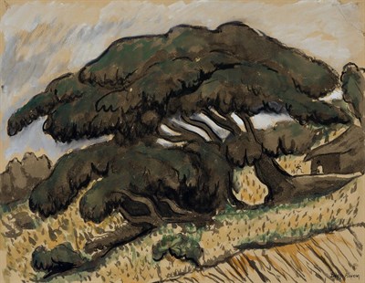 Lot 40 - Diego Rivera Mexican, 1886-1957 Shade Trees...