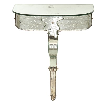 Lot 138 - Venetian Style Art Deco Cut-Mirror Veneered...