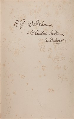 Lot 202 - [WODEHOUSE, P.[ELHAM] G.[RENVILLE] KIPLING,...