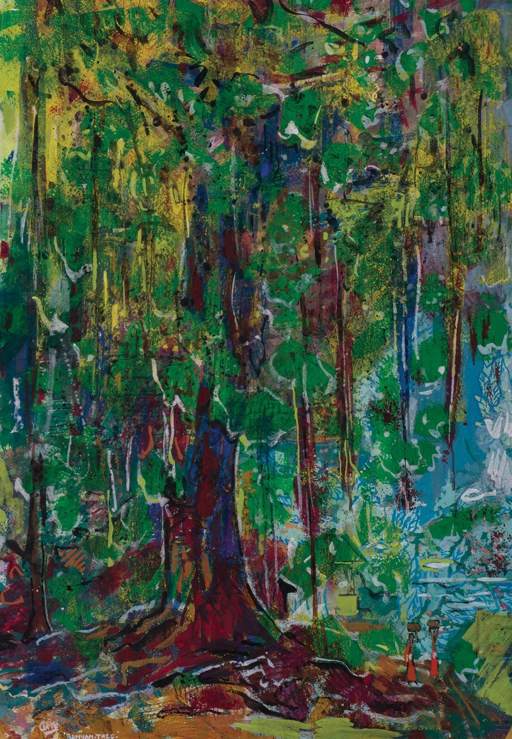 Lot 105 - Arie Smit Dutch/Indonesian, 1916-2016 Banyan...