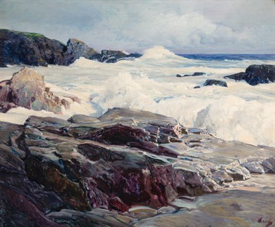 Lot 106 - Frederick Judd Waugh American, 1861-1940 Coast...