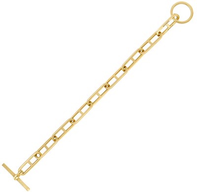 Lot 49 - Gold Link Bracelet, Hermès, France