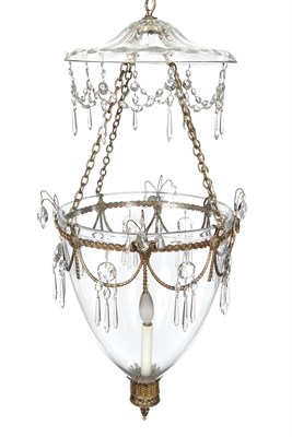 Lot 365A - George III Gilt-Metal Mounted Glass Hanging...