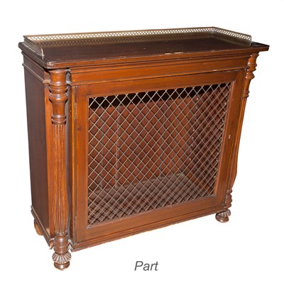 Lot 183 - Pair of George IV Metal-Mounted Mahogany Side...
