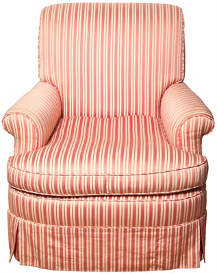 Lot 287 - Overstuffed Upholstered Club Chair