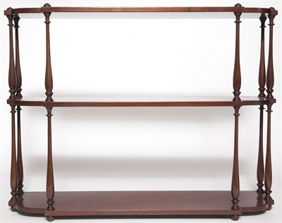Lot 372 - Georgian Style Mahogany Hanging Shelf Height...