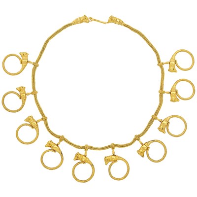 Lot 9 - High Karat Gold Necklace, Ilias Lalaounis