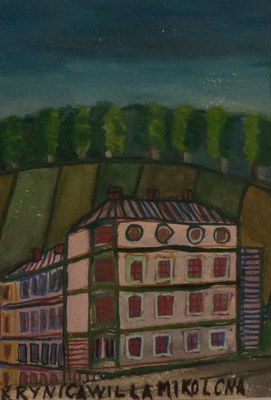 Lot 51 - Nikifor Krynicki Polish, 1895-1968 House in a...