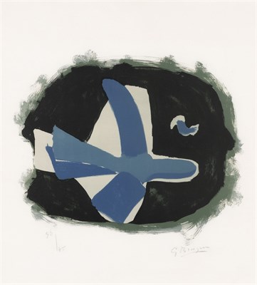 Lot 16 - Georges Braque OISEAU DES FORÊTS (OISEAU XVII)...