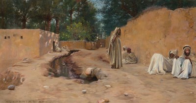 Lot 1015 - Charles James Theriat American, 1860-1934...