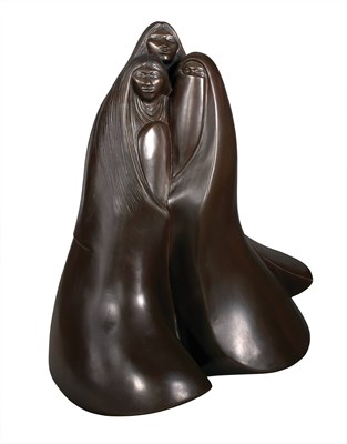 Lot 132 - Allan Houser American, 1914-1994 New Gossip,...