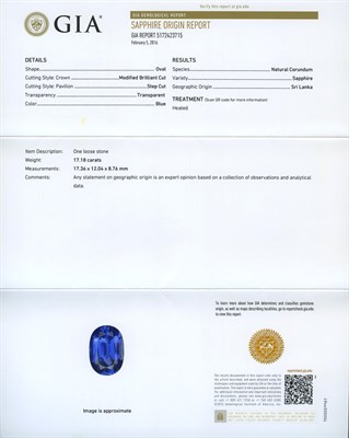 Lot 307 - Platinum, Sapphire and Diamond Ring