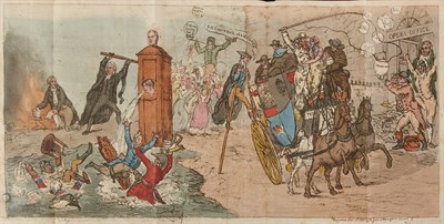 Lot 102 - [COLOR PLATE] The Scourge, or Monthly...