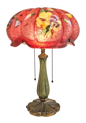 Lot 326 - Pairpoint Manufacturing Co. Parcel-Gilt and...