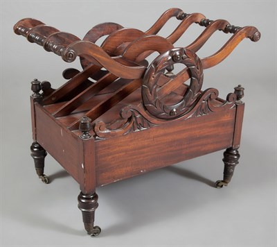 Lot 149 - William IV Mahogany Canterbury Circa 1835 The...