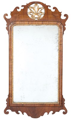 Lot 141 - George II Parcel-Gilt Mahogany Mirror 18th...
