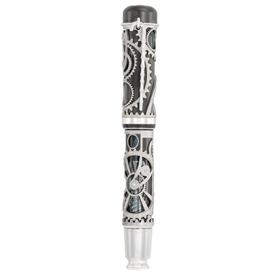 Lot 155 - Titanium, White Gold, Diamond and Mother-of-Pearl 'Charlie Chaplin Skeleton Limited Edition 88' Pen, Montblanc
