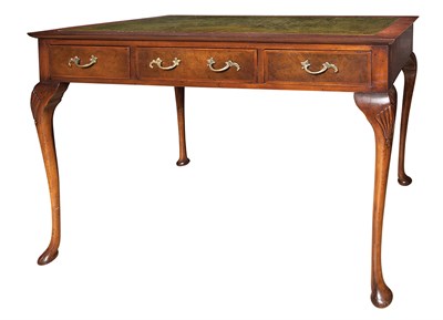 Lot 464 - Queen Anne Style Mahogany and Walnut Writing...